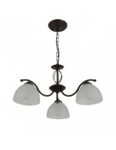 Lampara Bonete 3xe27 Marron...