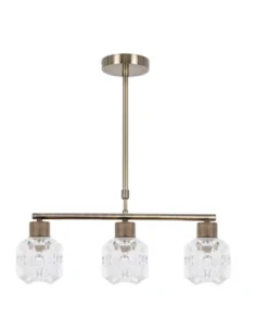 Lampara Derby 3xe14 Cuero...