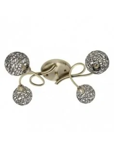 Lampara Lyon 4xg9 Cuero...