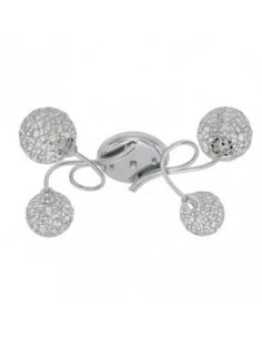 Lampara Lyon 4xg9 Cromo...