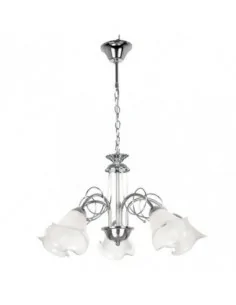 Lampara Adelfa 5xe14 Cromo...