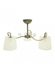 Lampara Cuzco 3xe14 Cuero...