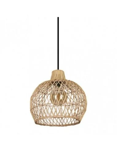 Colgante Rattan Dracena 1xe27 Regx39x39 Cm