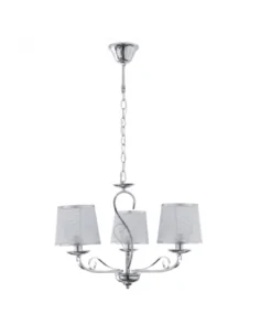 Lampara Sumba 3xe14 Cromo...