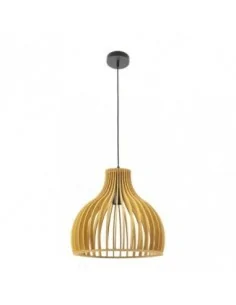 Colgante Caoba 1xe27 Madera...