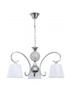 Lampara Panama 3xe14  Cromo...