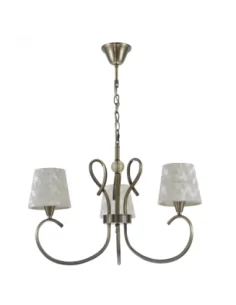 Lampara Cancun 3xe14 Cuero...