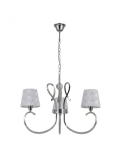 Lampara Cancun 3xe14 Cromo...