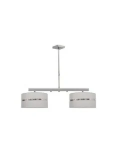 Lampara Caribe Gris 2xe27...