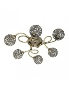 Lampara Lyon 6xg9 Cuero...