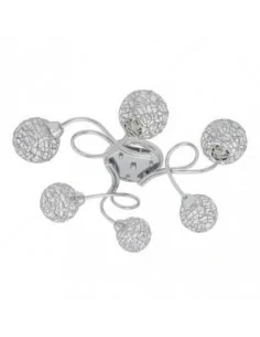 Lampara Lyon 6xg9 Cromo...