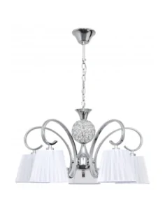 Lampara Panama 5xe14  Cromo...