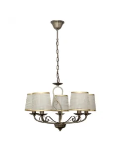 Lampara Sumba 5xe14 Cuero...