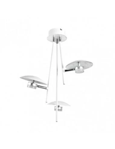 Colgante Ciudad Del Cabo 3l 18w 4000k Blanco/plata 53x39x39 Cm 1440 Lm Dirigible Y Orientable