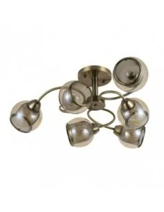 Lampara Stanley 6xe27 Cuero...