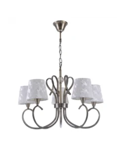 Lampara Cancun 5xe14 Cuero...