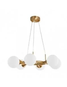 Lampara Frey 6xe14 Oro...