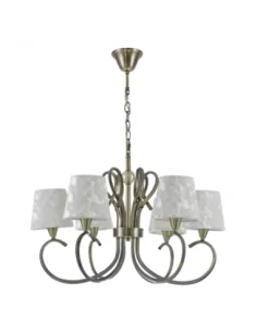 Lampara Cancun 6xe14 Cuero...