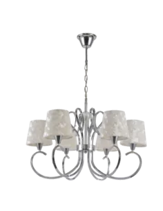 Lampara Cancun 6xe14 Cromo...