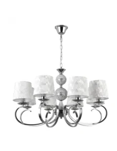 Lampara Mendoza 8xe14 Cromo...