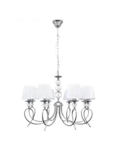 Lampara Rin 8xe14 Cromo Con...