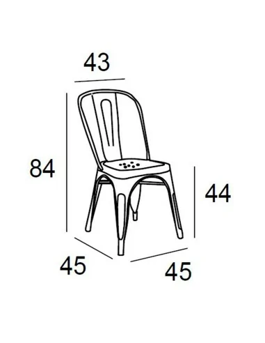 Silla de Comedor Centauro Medidas Silla de Comedor Centauro Medidas