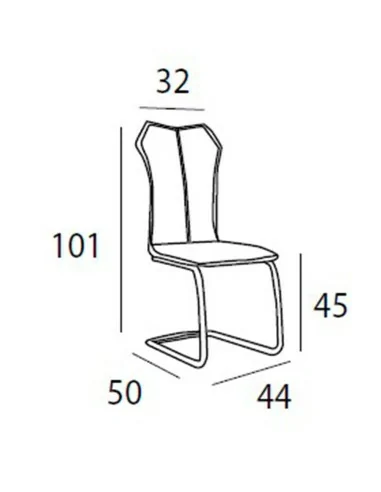 Silla de Comedor Vortex Medidas Silla de Comedor Vortex Medidas
