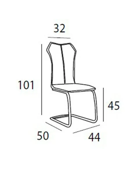 Silla de Comedor Vortex Medidas Silla de Comedor Vortex Medidas
