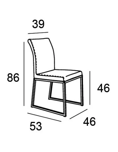 Silla de Comedor Triada Medidas Silla de Comedor Triada Medidas