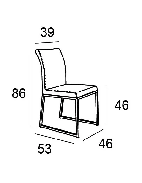 Silla de Comedor Triada Medidas Silla de Comedor Triada Medidas