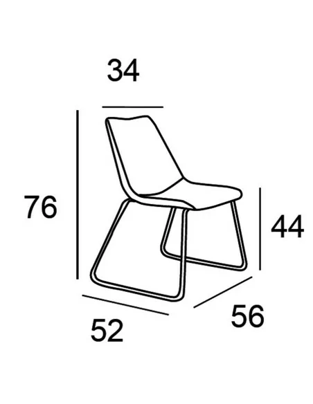Silla de Comedor Satori Medidas Silla de Comedor Satori Medidas