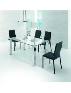 Silla de Comedor Pana Ecopiel 2