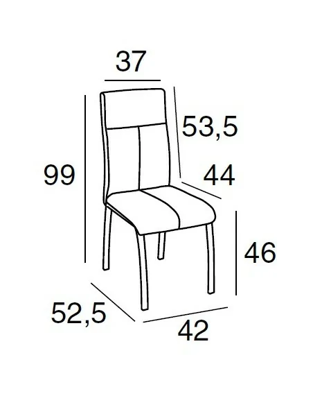 Silla de Comedor Ino Tejido Medidas Silla de Comedor Ino Tejido Medidas