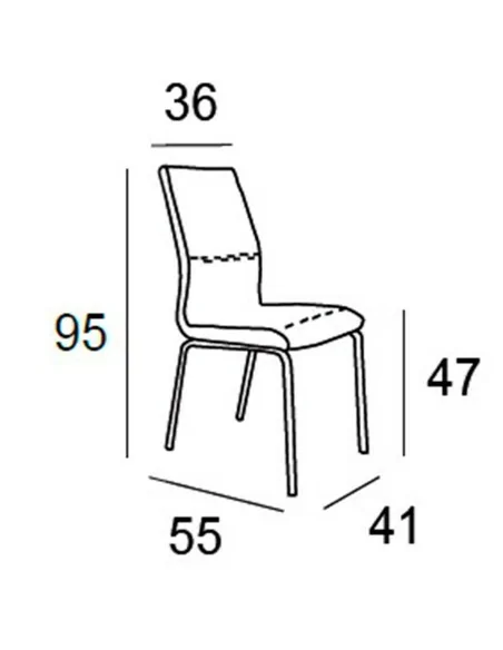 Silla de Comedor Ende Medidas Silla de Comedor Ende Medidas