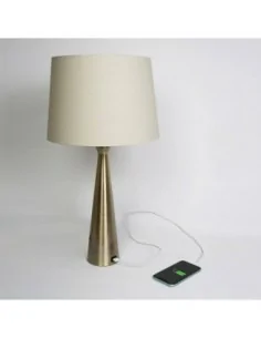 Sobremesa Pearl 1xe27 Cuero...